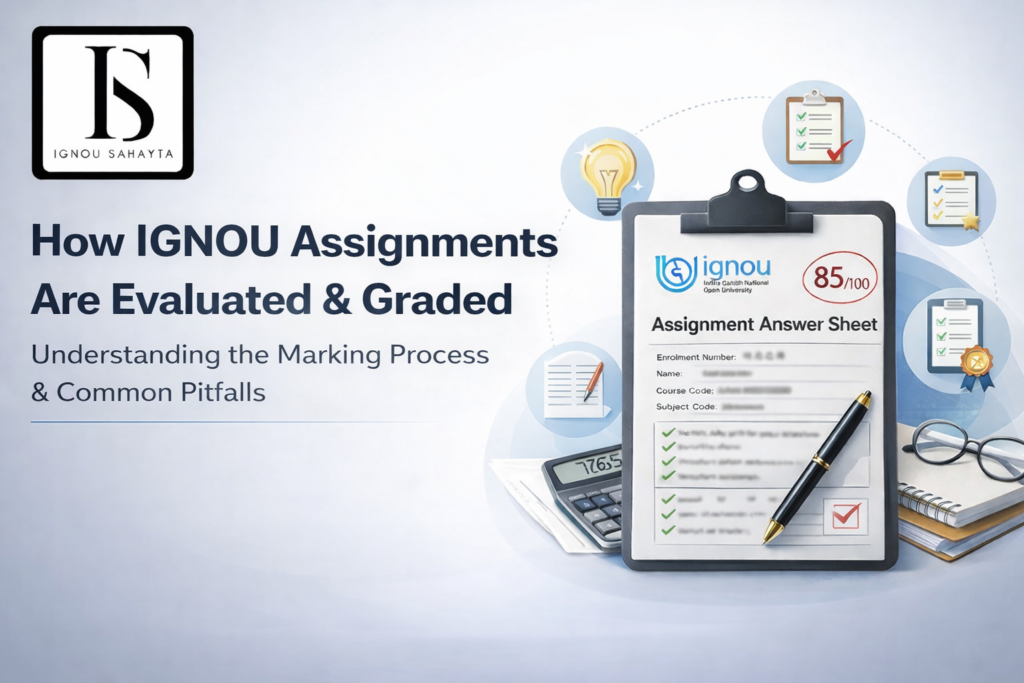 IGNOU Assignment Evaluation Process 2026: Complete Guide for Students IGNOU assignment evaluation process