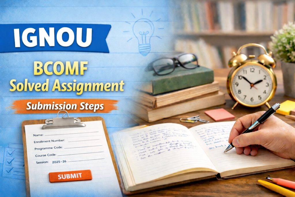 Ignou bcomf solved assignment 2025-26