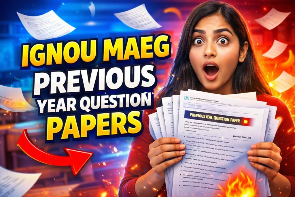 IGNOU MAEG Previous Year Question Papers